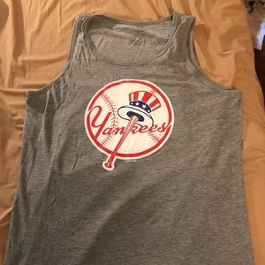 47 Brand NY Yankees MLB Tank Top - Grey, Large